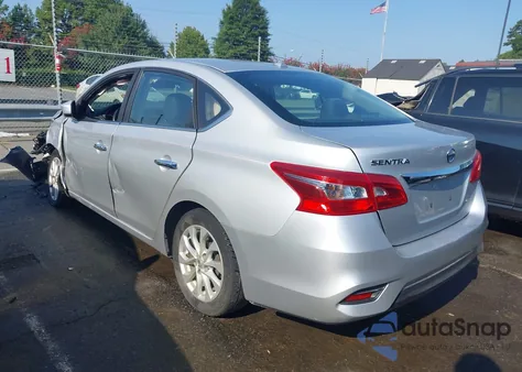 2018 Nissan Sentra Sv z USA, uszkodzony, nr VIN 3N1AB7AP9JL663626
